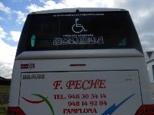 Autocares Peche parte trasera